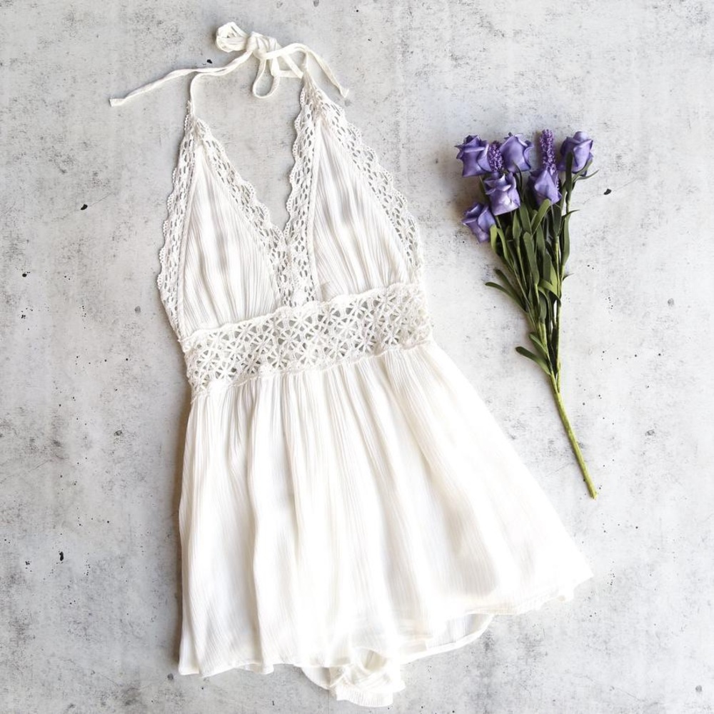 White Romper